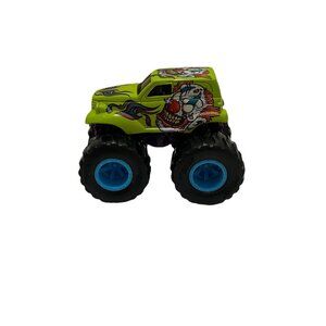 Monster Truck Monster Rig Adventure Force Truck Green Clown 1/64 Flames